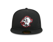 Load image into Gallery viewer, Buffalo Sabres New Era 59Fifty Black Fitted NHL Hat
