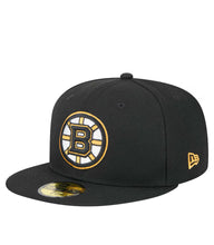 Load image into Gallery viewer, Boston Bruins New Era 59Fifty Black Fitted NHL Hat
