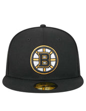Load image into Gallery viewer, Boston Bruins New Era 59Fifty Black Fitted NHL Hat

