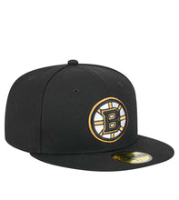 Load image into Gallery viewer, Boston Bruins New Era 59Fifty Black Fitted NHL Hat
