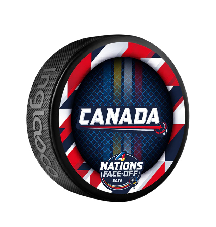 Team Canada Hockey 4 Nations Face-Off 2025 Souvenir NHL Collectors Puck