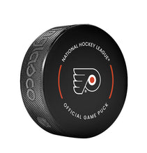 Load image into Gallery viewer, Philadelphia Flyers Officially Licensed 2024-2025 Team Game Hockey Puck
