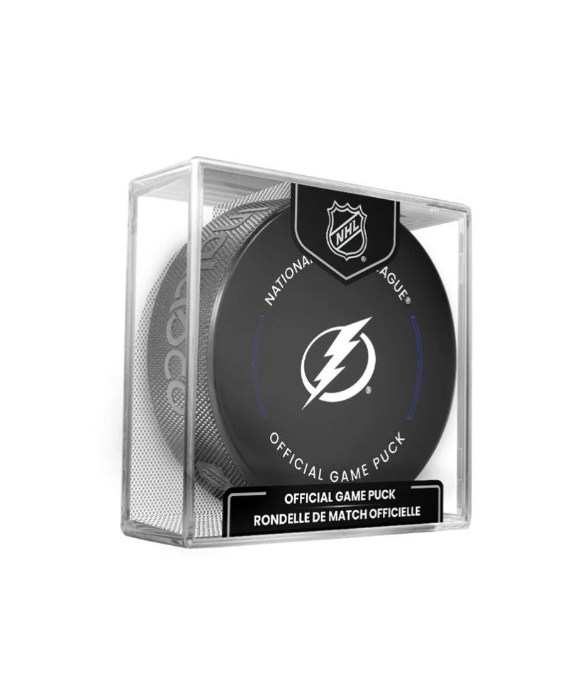 Tampa Bay Lightning Officially Licensed 2024-2025 Team Game Hockey Puck