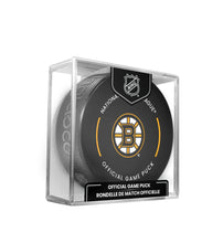 Load image into Gallery viewer, Boston Bruins Officially Licensed 2024-2025 Team Game Hockey Puck

