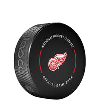 Load image into Gallery viewer, Detroit Redwings Officially Licensed 2024-2025 Team Game Hockey Puck
