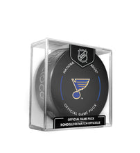 Load image into Gallery viewer, St. Louis Blues Officially Licensed 2024-2025 Team Game Hockey Puck
