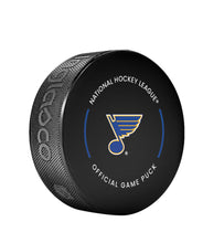 Load image into Gallery viewer, St. Louis Blues Officially Licensed 2024-2025 Team Game Hockey Puck
