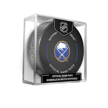 Load image into Gallery viewer, Buffalo Sabres Officially Licensed 2024-2025 Team Game Hockey Puck
