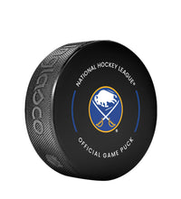 Load image into Gallery viewer, Buffalo Sabres Officially Licensed 2024-2025 Team Game Hockey Puck
