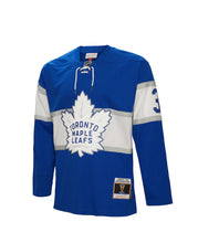 Load image into Gallery viewer, Men&#39;s Mitchell &amp; Ness Toronto Maple Leafs Auston Matthews Blue 2017 Blue Line Vintage NHL Jersey
