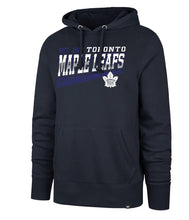 Load image into Gallery viewer, Men&#39;s &#39;47 Brand Toronto Maple Leafs Established 1917 Navy Blue Pullover NHL Hoodie
