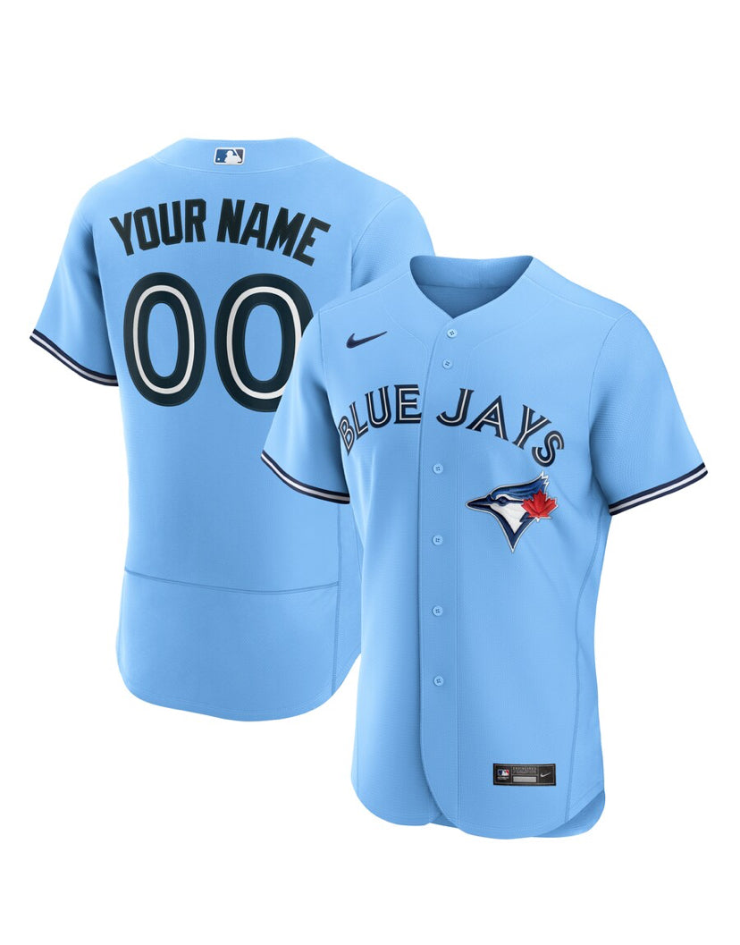 Men's Nike Toronto Blue Jays Powder Blue / Baby Blue Customizable Replica MLB Jersey