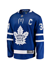 Load image into Gallery viewer, Men&#39;s Fanatics Toronto Maple Leafs Auston Matthews &#39;C&#39; Royal Blue Breakaway NHL Jersey
