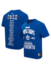 Load image into Gallery viewer, Men&#39;s Toronto Maple Leafs City Tour Oversized Royal Blue Tee / T-Shirt
