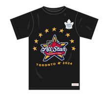 Load image into Gallery viewer, Men&#39;s Mitchell &amp; Ness Toronto Maple Leafs 2024 All Star Black &amp; Gold Tee / T-Shirt

