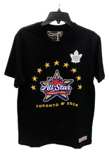 Load image into Gallery viewer, Men&#39;s Mitchell &amp; Ness Toronto Maple Leafs 2024 All Star Black &amp; Gold Tee / T-Shirt
