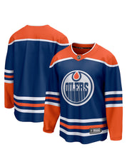 Load image into Gallery viewer, Men&#39;s Fanatics Edmonton Oilers Orange Breakaway NHL Jersey
