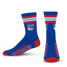 Load image into Gallery viewer, NHL For Bare Feet 4 Stripe Deuce Men&#39;s Socks
