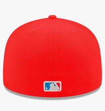 Load image into Gallery viewer, Toronto Blue Jays Coral &amp; Tan New Era 59Fifty 2024 All Star Game Fitted MLB Hat
