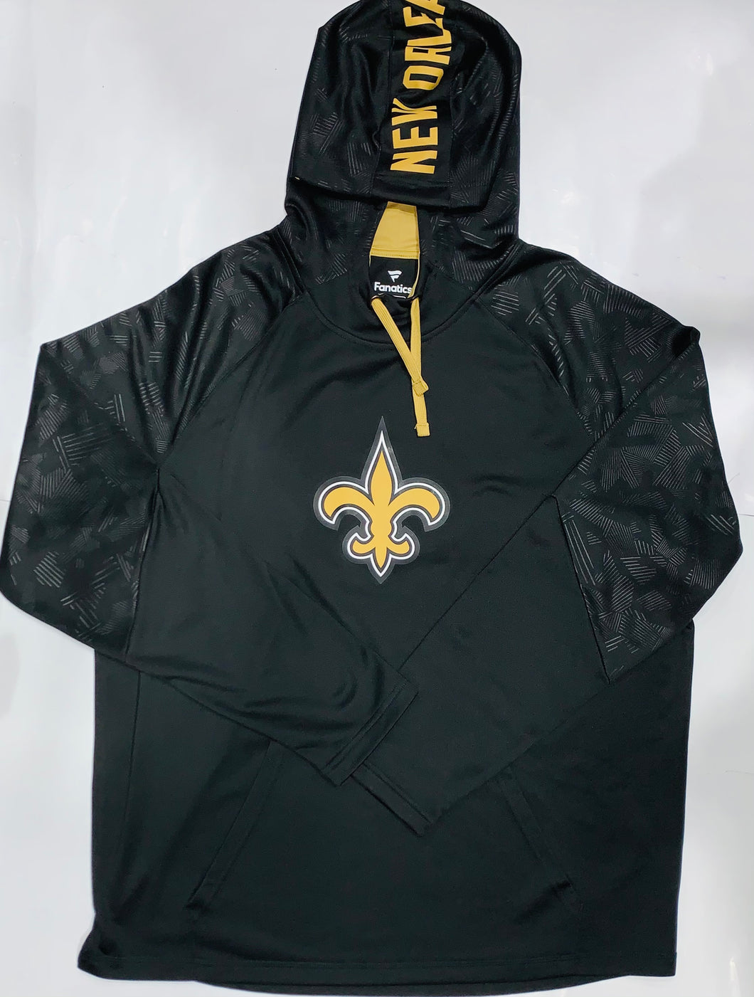 New Orleans Saints Fanatics Logo Pullover Hoodie