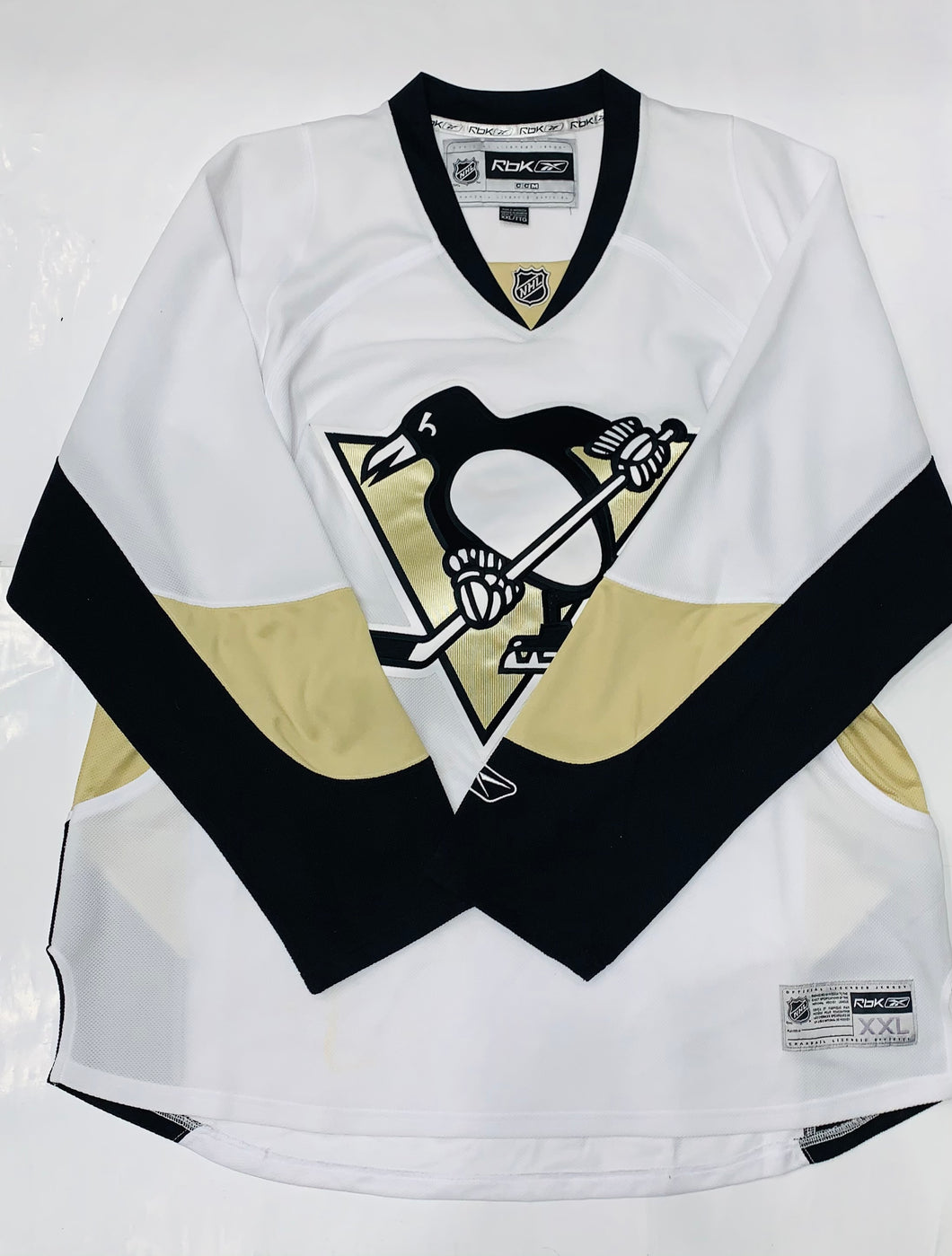Pittsburgh Penguins CCM Reebok White Jersey