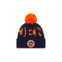 Load image into Gallery viewer, Denver Broncos New Era 2020 NFL Sideline - Official Sport Pom Cuffed Knit Hat/Toque
