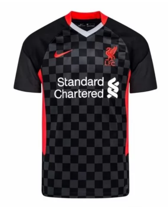 Men's Nike Liverpool 2020-2021 Black Soccer Jersey