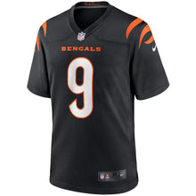 Load image into Gallery viewer, Men&#39;s Nike  Joe Burrow Black Cincinnati Bengals Game Jersey
