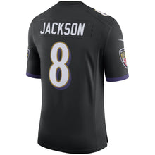 Load image into Gallery viewer, Men&#39;s Nike Lamar Jackson Black Baltimore Ravens Limited Jersey
