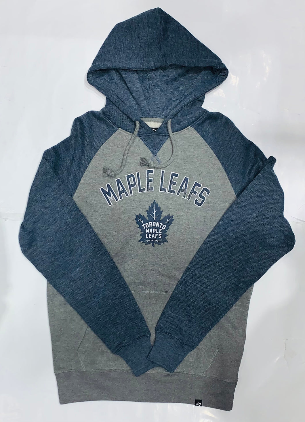Toronto Maple Leafs 47 Brand Grey/Dark Blue Pullover Hoodie