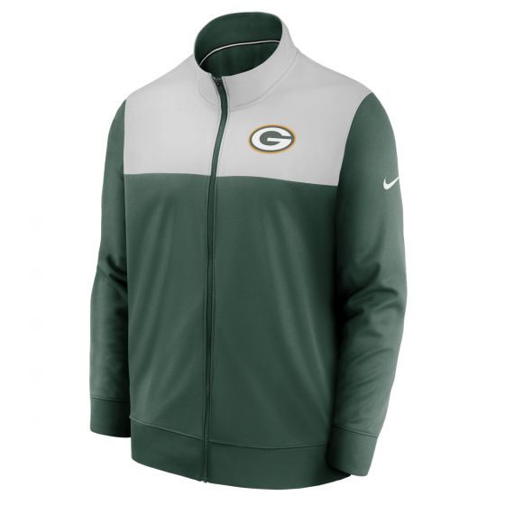 Packers Logo Color-Blocked Full Zip Jacket