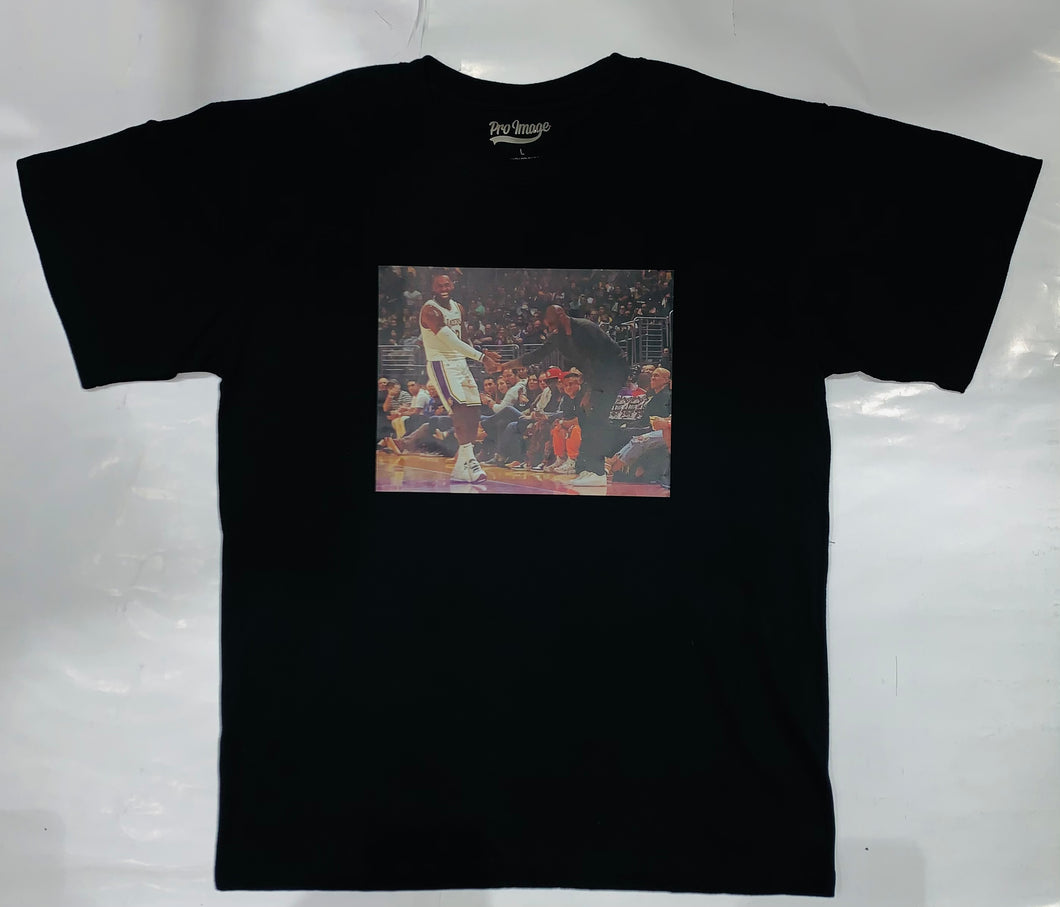Lebron James & Kobe Bryant Court-side Graphic Tee