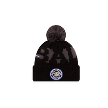 Load image into Gallery viewer, Baltimore Ravens New Era 2020 NFL Sideline - Official Sport Pom Cuffed Knit Hat/Toque
