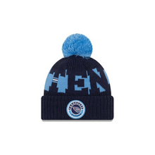 Load image into Gallery viewer, Tennessee Titans New Era 2020 NFL Sideline Official Sport Pom Cuffed Knit Hat/Toque
