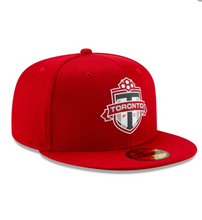 Load image into Gallery viewer, Toronto FC New Era On-Field 59FIFTY Fitted Red Soccer Hat
