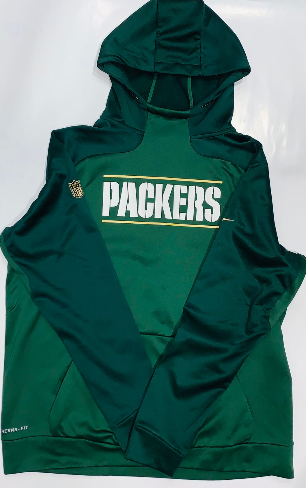 Green Bay Packers Nike Therma-Fit Green Pullover Hoodie
