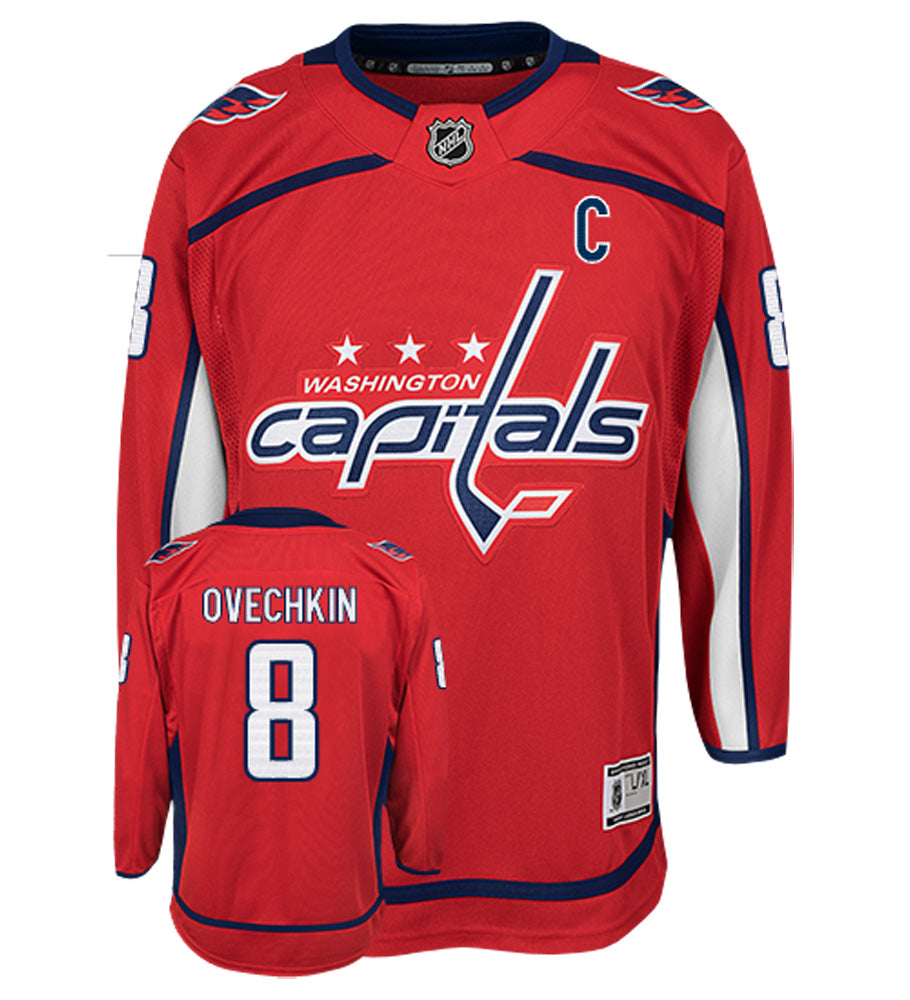 Youth Washington Capitals Alex Ovechkin 'C' Red NHL Jersey