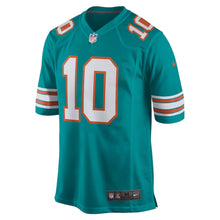 Load image into Gallery viewer, Men&#39;s Nike Tyreek Hill Aqua Miami Dolphins Alternate Game Jersey
