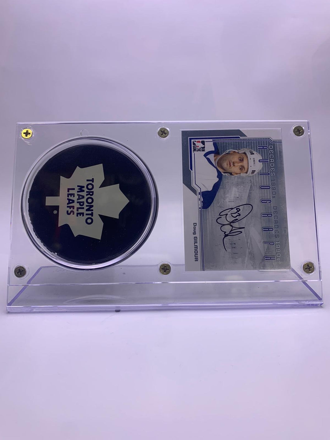Toronto Maple Leafs Doug Gilmour Game-Used Stick Collectible Card