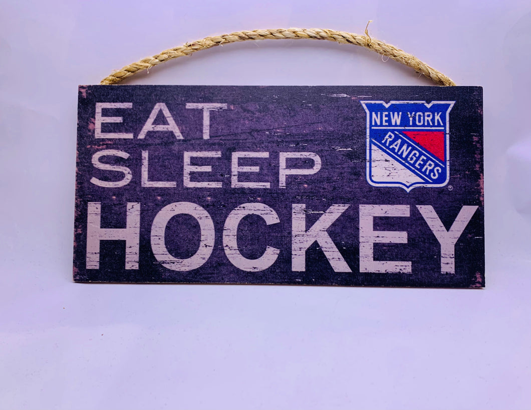 NHL 'Eat, Sleep, Hockey' Sign