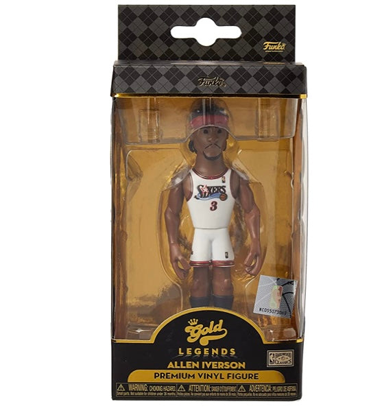 Philadelphia Sixers Allen Iverson Funko Gold w/Chase 12