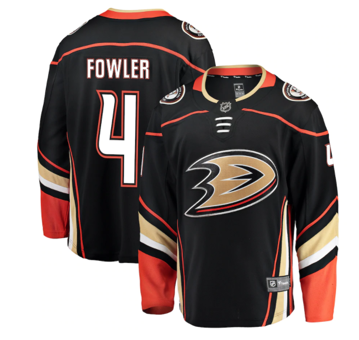 Men's Fanatics Anaheim Ducks Cam Fowler Breakaway Black NHL Jersey