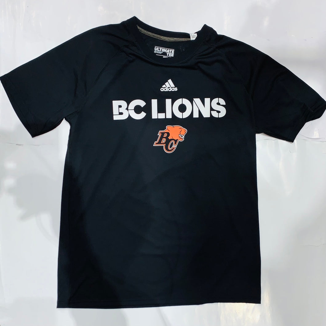 BC Lions CFL Adidas Black Ultimate Tee