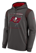 Load image into Gallery viewer, Men&#39;s Nike Pewter Tampa Bay Buccaneers Sideline Performance Pullover - Hoodie
