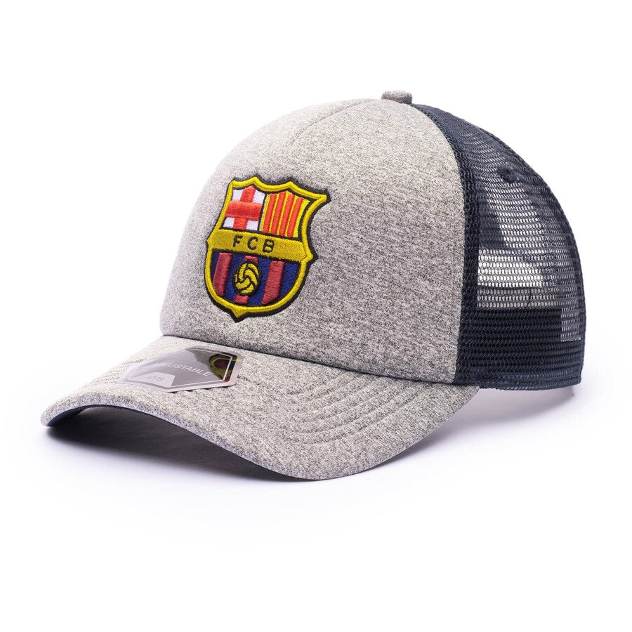 FC Barcelona Fit Collection Greyline Adjustable Trucker Hat