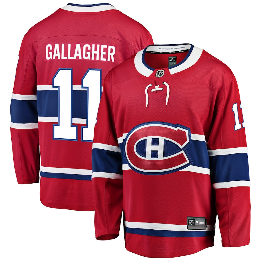 Brendan Gallagher NHL Montreal Canadiens Fanatics Branded Breakaway Player Jersey - Red