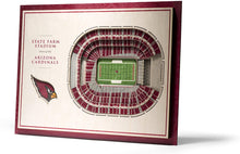 Load image into Gallery viewer, NFL Stadium view 3D Wall Art
