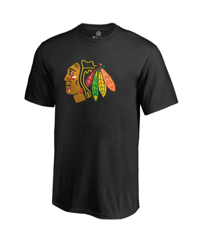 CHICAGO BLACKHAWKS FANATICS MEN'S PRIMARY LOGO T SHIRT