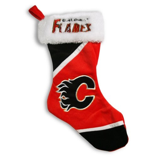 Calgary Flames Colorblock Stocking