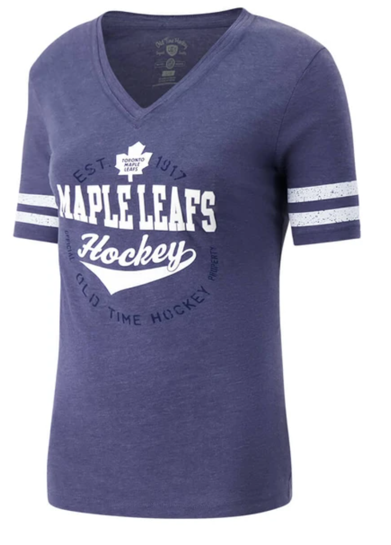 Toronto Maple Leafs Women's V Neck T-Shirt
